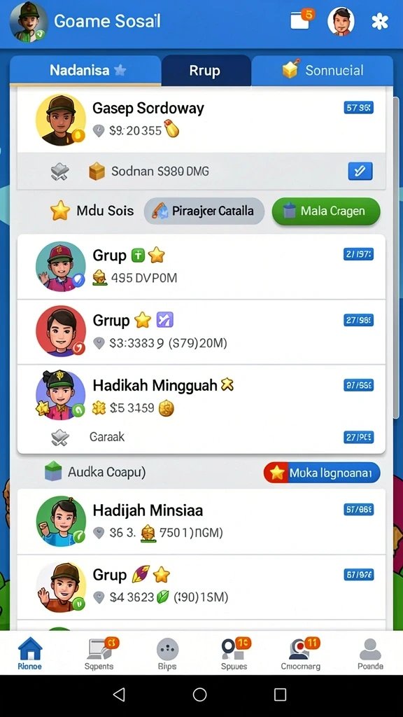 Beragam pilihan permainan menarik dalam aplikasi doremi88 APK Terbaru untuk Perangkat Android.