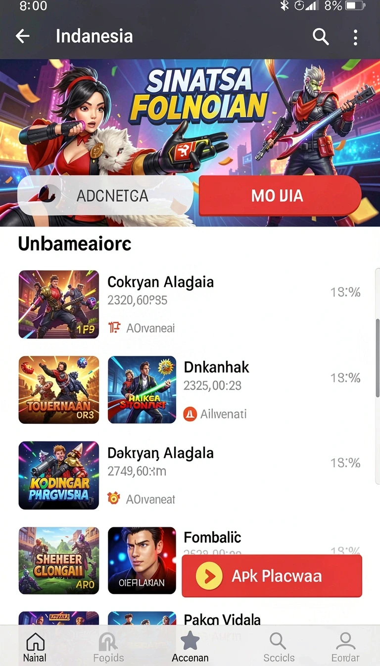 Beragam pilihan permainan menarik dalam aplikasi mainslot88 APK Terbaru untuk Android Tanpa Iklan.