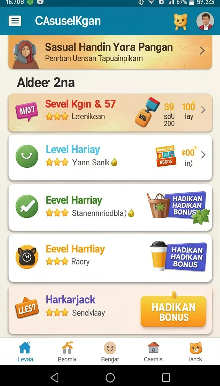 Beragam pilihan permainan menarik dalam aplikasi nagitabet APK Versi Terbaru untuk Android 2026.